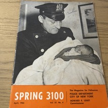 SPRING 3100 NYPD MAGAZINE NOVEMBER 1969 - $134.16 MXN