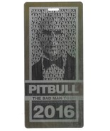 PITBULL 2016 The Bad Man Concert Tour 3D Lenticular Ticket / Pass LATIN ... - $365.87 MXN
