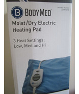 Heating Pad LARGE ELECTRIC 3 Heat Settings DRY &amp; MOIST 9&#39; cord for PAIN ... - £12.34 GBP