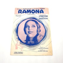 Vintage Sheet Music Ramona Waltz Song Italian Spanish Voice Piano Ukulele Dance - £7.92 GBP