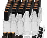 Glass Bottles, 5Oz Clear Woozy Bottles With Shrink Capsules,Small Wine B... - £44.22 GBP