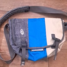 Timbuk2 Freestyle Plus Messenger Shoulder Bag Blue Gray cream grey cross... - $58.00