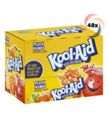 Full Box 48x Packets Kool-Aid Peach Mango Caffeine Free Soft Drink Mix |... - £20.70 GBP