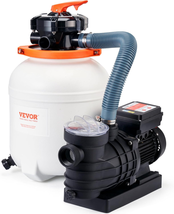 12&quot; Sand Filter with 1/2 HP Pool Pump, Digital Programmer Timer, Filters... - $252.62