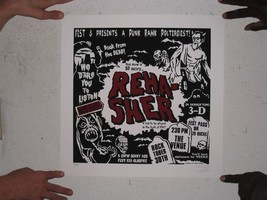 Reha Sher Screen Print Poster S/N October 30 Punk Rawk Poltergiest Reha-... - £35.08 GBP