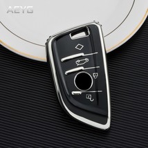 Fashion TPU Car Key Case Full Cover  Fob For  X3 X5 G05 X6 1 3 5 7 Series F30 F3 - £28.54 GBP