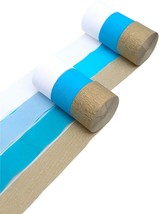 Party Crepe Paper Streamers - 6 Large Rolls, 2in x 120ft - Colorful Decorative - £11.18 GBP