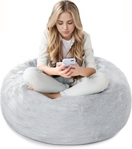 Dmtinta 3Ft Removable Adult Plush Lazy Sofa Soft Bean Bag Bed With - £60.90 GBP