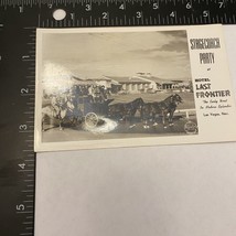 RPPC Fraher Photo Postcard Stagecoach Party at the Hotel Last Frontier Las Vegas - £7.07 GBP