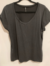 3XL Basic Black TShirt- SPLASH-Poly/Lycra Basic S/S EUC Womens - £9.89 GBP