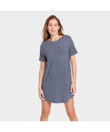 Stars Above Women&#39;s Blue Striped Short Sleeve Nightgown XX-LARGE Super S... - $29.19 CAD