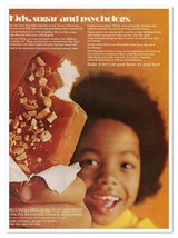Sugar Association Kids &amp; Psychology Good Food Vintage 1972 Full-Page Mag... - $9.70
