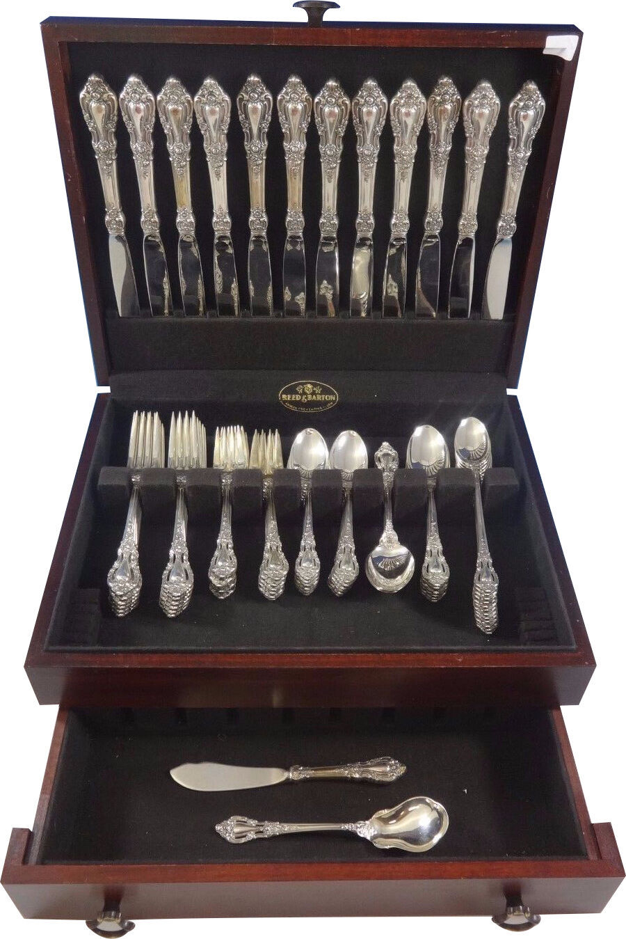 Eloquence by Lunt Sterling Silver Flatware Service Set 74 Pieces Dinner Size 12 - $5,197.50