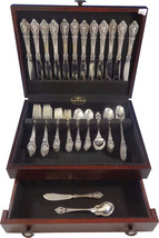Eloquence by Lunt Sterling Silver Flatware Service Set 74 Pieces Dinner ... - $5,197.50