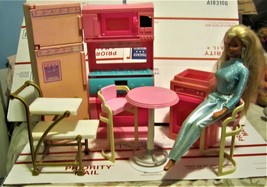 Barbie Furniture Barbie Doll and Barbie Kirtchen - $26.00