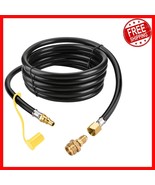 12 FT RV Propane Quick Connect Hose with Brass Fitting - Easy Installation - $652.18 MXN