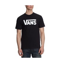Vans Men&#39;s Classic Short Sleeve T-Shirt, Multicoloured (Black/White), Me... - $855.30 MXN