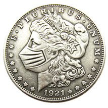 HB(202)US Hobo Morgan Dollar Silver Plated Copy Coin - £7.96 GBP