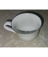 Vintage Royal Prestige Genuine Stoneware Green Stripe Rim Coffee Mug Spe... - £7.81 GBP