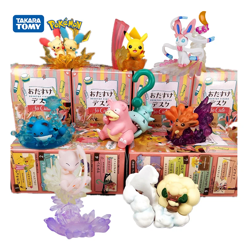 Pokemon 8 Styles Doll Box Anime Figures Model Toys Pikachu Sylveon Plusle Minun - £11.02 GBP+