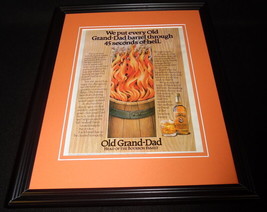 1986 Old Grand-Dad Bourbon Framed 11x14 ORIGINAL Vintage Advertisement B - $34.64