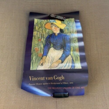 Vintage Art Poster Van Gogh Peasant Woman Bellagio Gallery Fine Art Print 38” - £17.53 GBP