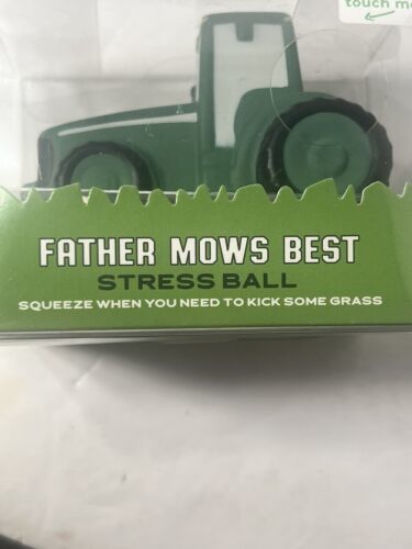 Father Mows Best Stress Ball Green Tractor - $19.68