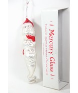 Department 56 Tall 10.5&quot; Mercury Glass Totem Santa Head Ornament - €25,78 EUR