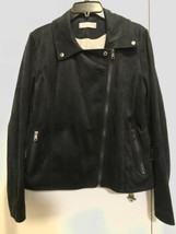 Bagatelle Dark Blue Faux Suede Nubuck Hip Length Jacket Sz. M - $29.69