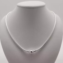 Signature Moments Snake Chain Necklace Sterling Silver Can customize any size - £48.69 GBP - £60.67 GBP