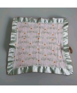 Aden + Anais Turtles  Lovey Green Satin Edge  Muslin Cotton Security Bla... - $1,599.42 MXN