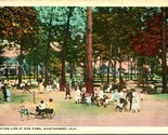 Postcard Montgomery Alabama AL Enjoying Life at Oak Park Unused UNP G16 - $20.74