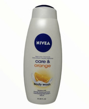 Nivea Care &amp; Orange Bamboo Milk Orange Blossom Body Wash 25.36Fl oz - £21.98 GBP