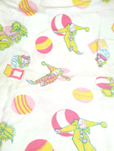 Darling 1960&#39;s Sleeping Clown and Jack in the Box Child&#39;s Toddler Pillowcase - £9.49 GBP