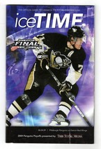 2009 Stanley Cup Game 5 Pittsburgh Penguins vs Detroit Program 2-1 Win - $24.74