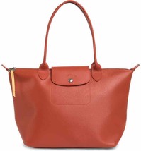 Longchamp Le Pliage City Medium Coated Canvas Tote Shoulder Bag ~NEW~ Terracotta - £170.14 GBP
