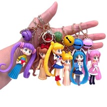 lot of 6 Sailor Moon Keychain figure bag chain - £25.38 GBP