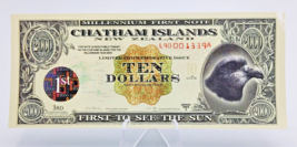 Chatham Islands 10 Dollars 1999 A Polymer 3rd Issue Unc Banknote ~ New Zealand - £19.60 GBP