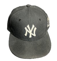New York Yankees New Era 59Fifty Fitted Hat Size 7 1/4 Derek Jeter #2 Side Patch - £33.07 GBP