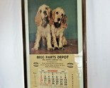 Begg Parts Depot Wall Calendar VTG Dogs Cocker Spaniel Puppies December ... - £30.08 GBP