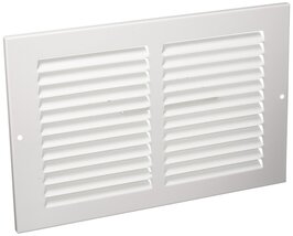 American Metal Products 372W10X6 White Return Air Grille, 10 x 6 in - $26.96 CAD