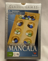 NEW Solid Wood Folding Mancala Board Game - $9.49