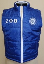 Zeta Phi Beta Sorority Vest Jacket Zeta Phi Beta Blue Bubble Vest 1920  - $71.25