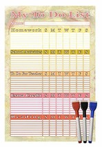 (Set with 4 Items) - My to do List (Chore Chart/Planner/Progress Charts) + 3 Mag - £8.93 GBP