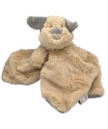 Security Blanket Dog Beige/Gray Baby Lovey Lovie Soother Comfort Toy - $14.40