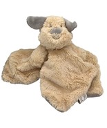 Security Blanket Dog Beige/Gray Baby Lovey Lovie Soother Comfort Toy - £11.51 GBP