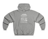Nublend hooded sweatshirt soft 5050 cotton poly blend pre shrunk camp humor thumb155 crop
