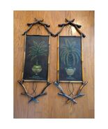 Set of 2 Bamboo Palm Tree Wall Art Tropical Decor Bombay Company 41 x 16 - €153,14 EUR Set of 2 Bamboo Palm Tree Wall Art Tropical Decor Bombay Company 41 x 16 - €153,14 EUR