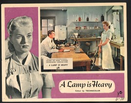 Lamp is Heavy Lobby Card-Belinda Lee in a lab with George Baker. - £29.67 GBP