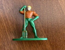 Super Hero Nano METAL-FIGURE 1 Dc Aqua-man, 1 Inch Size, King Of The Sea. Loose - $2.97